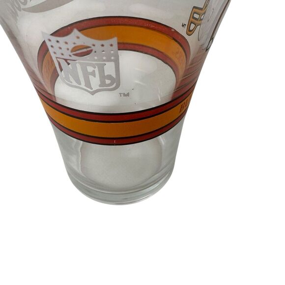 Vintage Tampa Bay Buccaneer's Drinking Coke Glass Coca Cola NFL Logo 12oz 6" - Picture 6 of 10